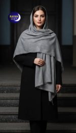 شال وارداتی مجلسی پارچه طرح دار - Image 9