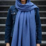 شال وارداتی مجلسی پارچه طرح دار