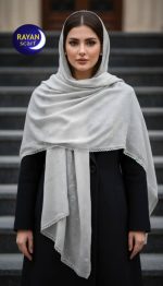 شال وارداتی مجلسی پارچه طرح دار - Image 10