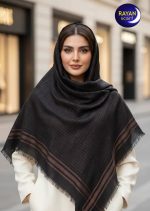 روسری نخی لنین حاشیه لمه دار