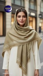 روسری نخی لنین حاشیه لمه دار - Image 2